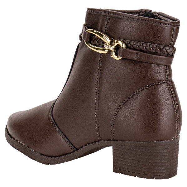 Bota Feminina Cano Baixo CAFÉ - Imagem 4