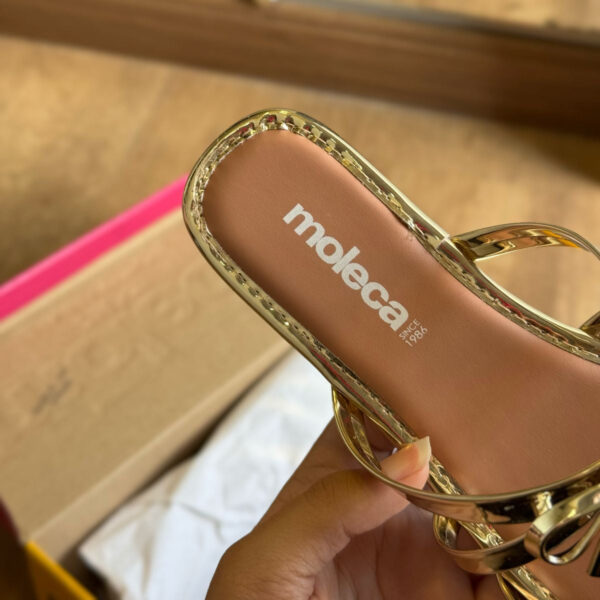 Sandália Rasteira Moleca Flat com Detalhe de Laço 5435.548 - Imagem 9
