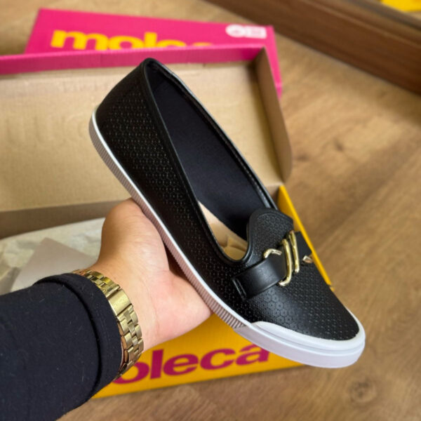 Sapatilha Moleca Detalhes Finos em Dourado 5109.796 - Imagem 7
