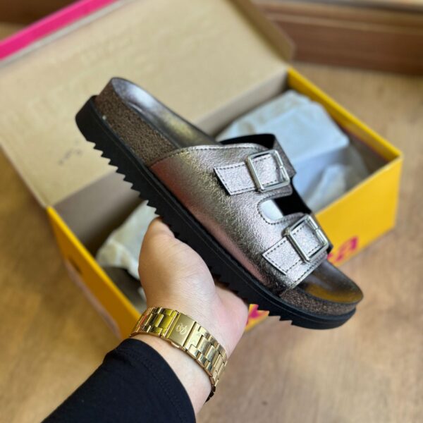Sandália Moleca Birken Metalizado 5500.105 - Imagem 6