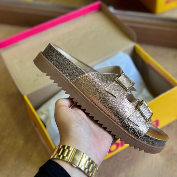 Sandália Moleca Birken Metalizado 5500.105 - Imagem 5