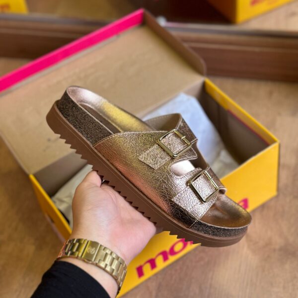 Sandália Moleca Birken Metalizado 5500.105 - Imagem 2