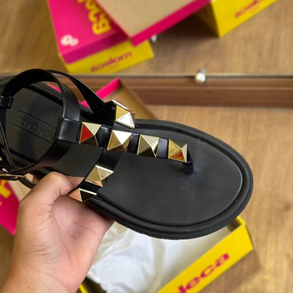 Sandália Moleca Detalhes de Tachos 5504.102 - Imagem 4