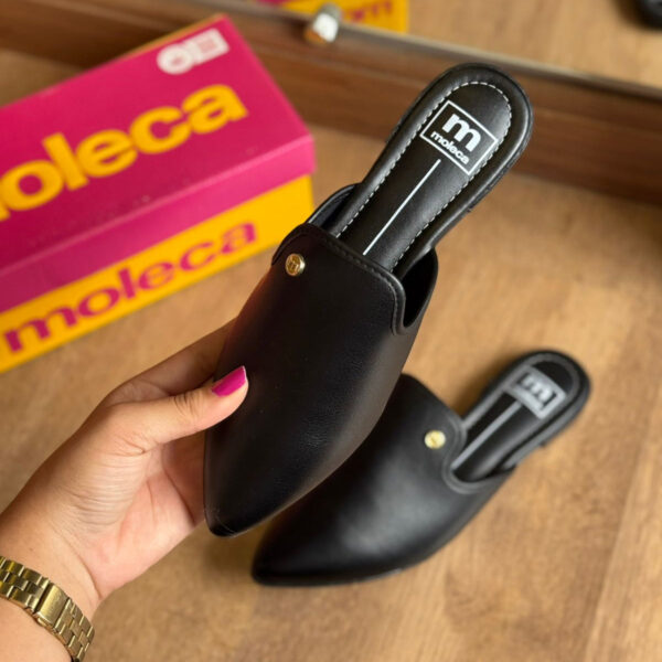 Mule Moleca Rasteira Bico Fino 5444.300 - Imagem 7