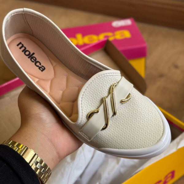 Sapatilha Moleca Detalhes Finos em Dourado 5109.796 - Imagem 2