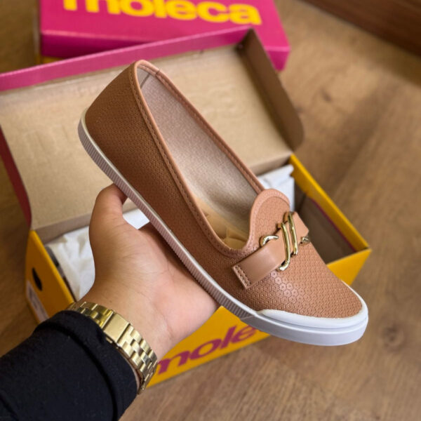 Sapatilha Moleca Detalhes Finos em Dourado 5109.796 - Imagem 6