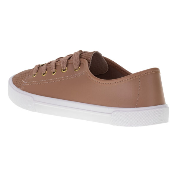 Tênis Feminino Casual 5296510 BEGE - Imagem 4