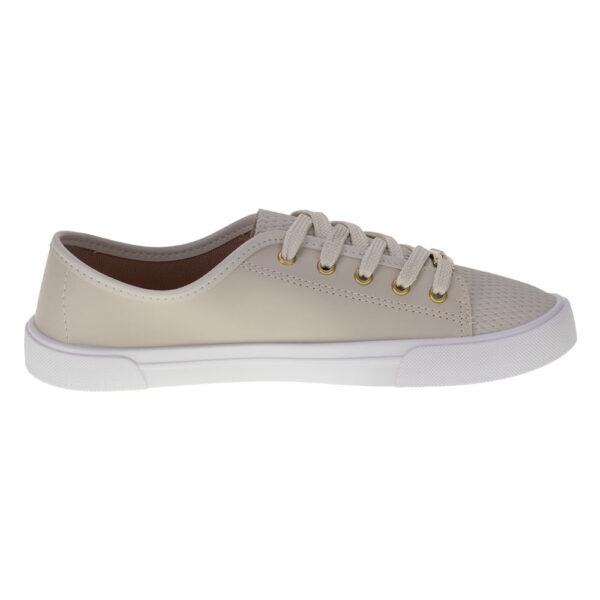 Tênis Feminino Casual 5296510 MARFIM - Imagem 3