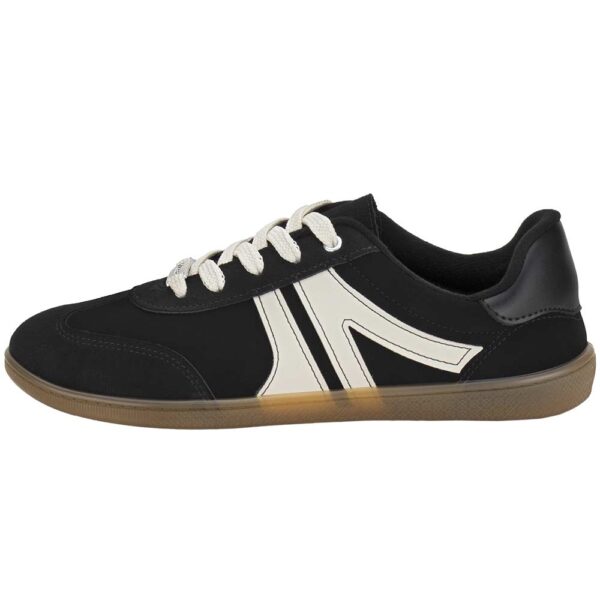 Tênis Feminino Casual Moleca 5605472 PRETO/BEGE - Imagem 2