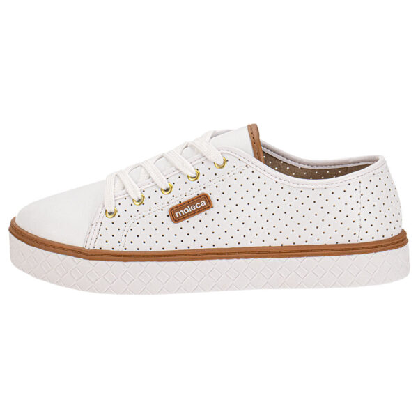 Tênis Feminino Casual Moleca 5712205 BRANCO - Imagem 2
