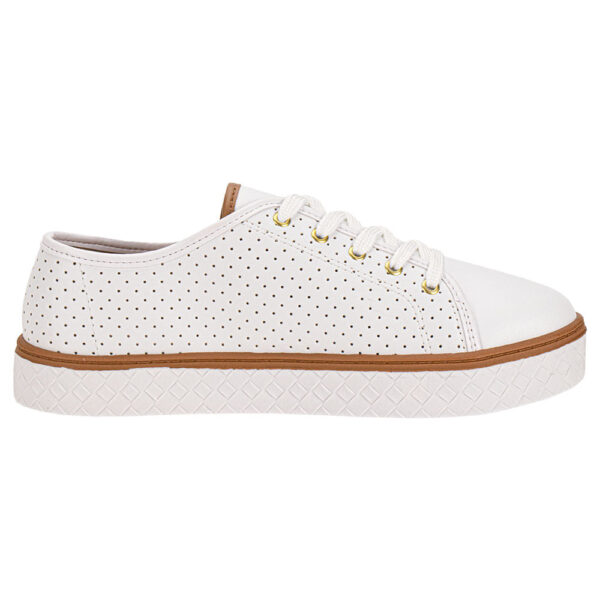Tênis Feminino Casual Moleca 5712205 BRANCO - Imagem 3