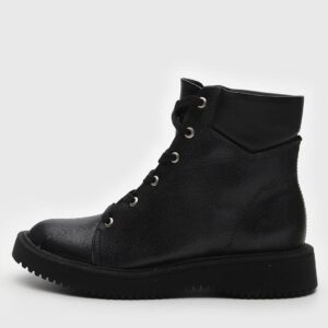 Bota Coturno Moleca Cano Baixo Preta