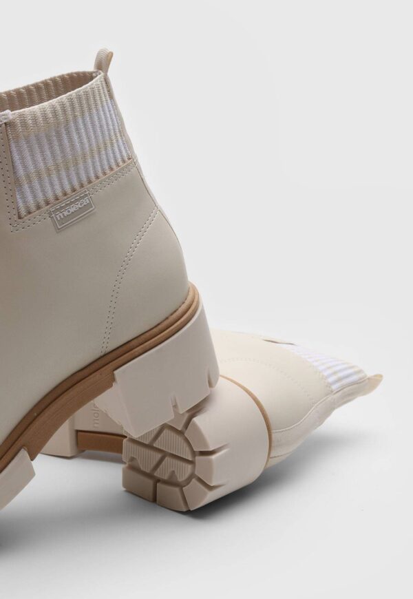 Bota Coturno Moleca Tratorada Off-White - Imagem 4