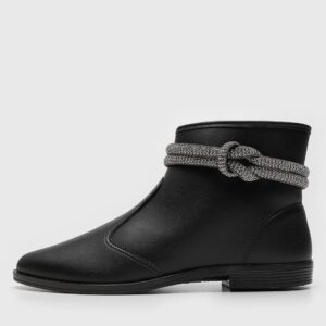 Bota Moleca Cano Curto Preta
