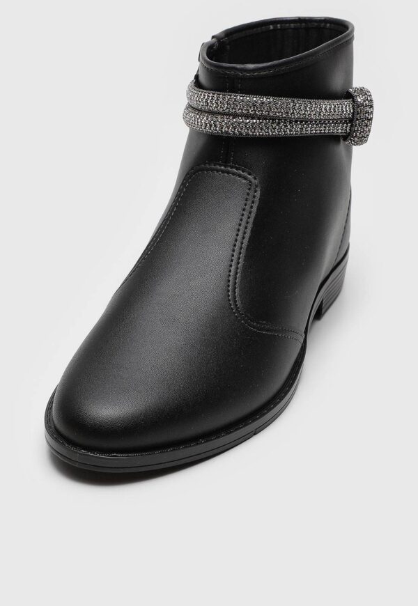 Bota Moleca Cano Curto Preta - Imagem 3