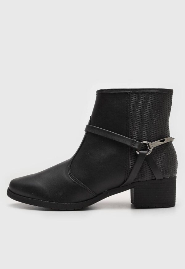 Bota Moleca Fivela Preta | Marrom