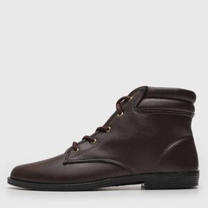 Bota Moleca Lisa Café | Preto