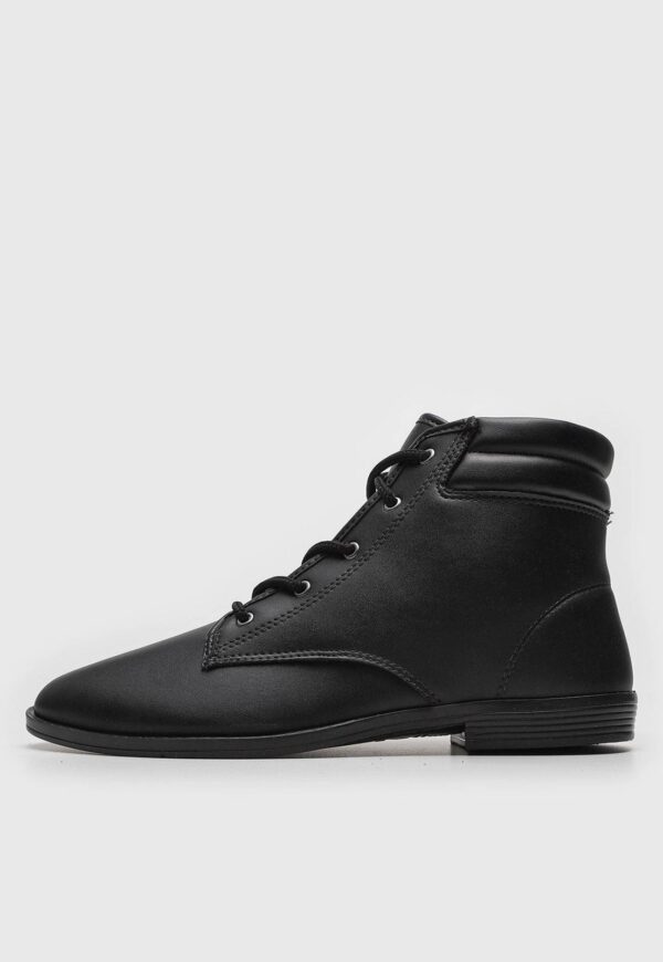Bota Moleca Lisa Café | Preto - Imagem 2
