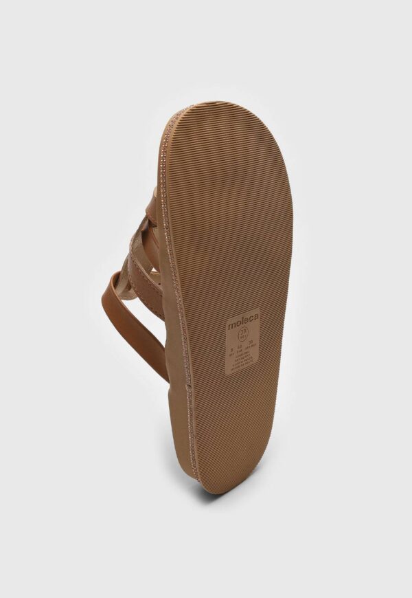 Rasteira Flat Moleca Fivela Caramelo - Imagem 6