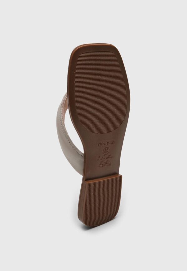 Rasteira Moleca Lisa Off-White - Imagem 6