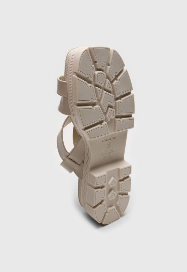 Rasteira Tratorado Moleca Tira Cruzada Off-White - Imagem 6