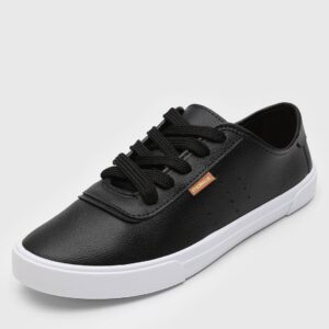 Tênis Moleca Com Cadarço Preto