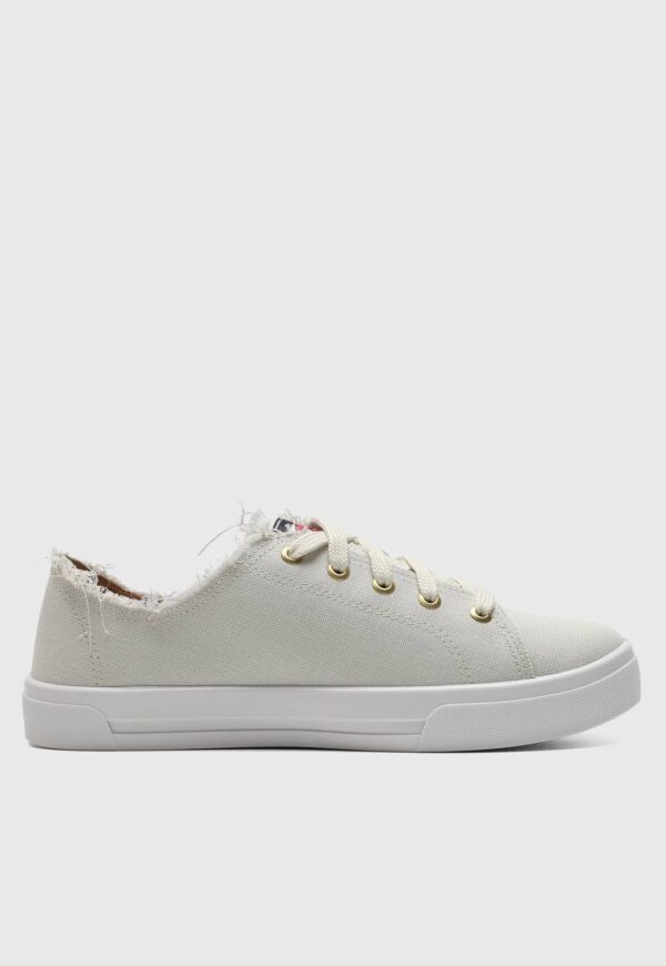 Tênis Moleca Desfiado Off-White - Imagem 3