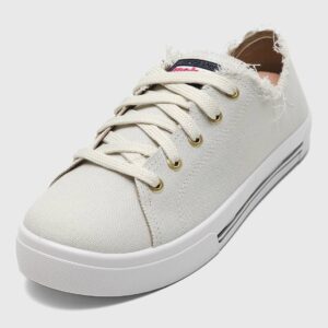 Tênis Moleca Desfiado Off-White