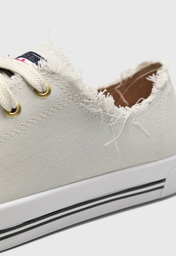 Tênis Moleca Desfiado Off-White - Imagem 4