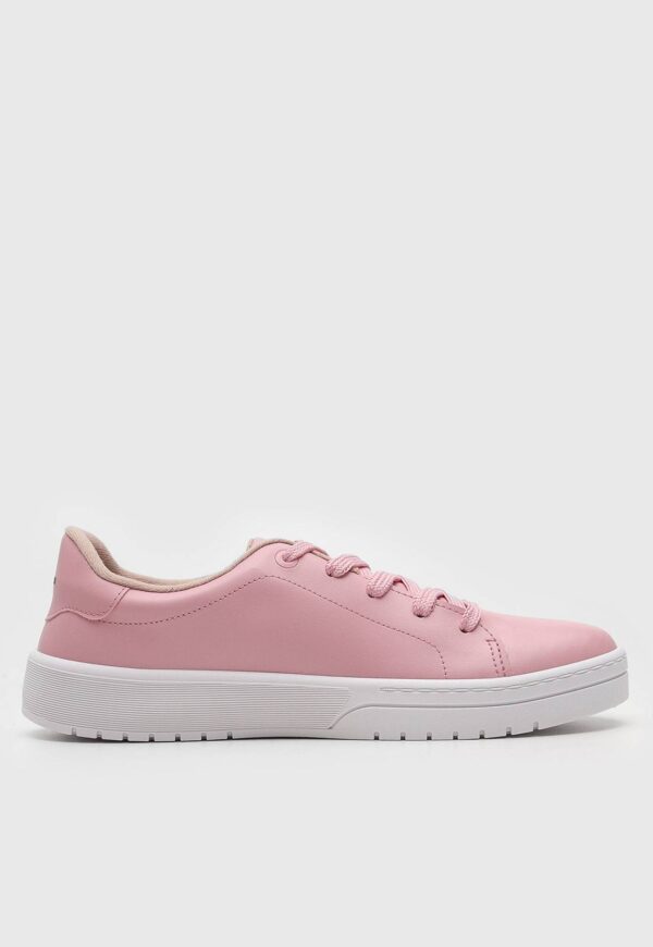 Tênis Moleca Liso Rosa - Imagem 3